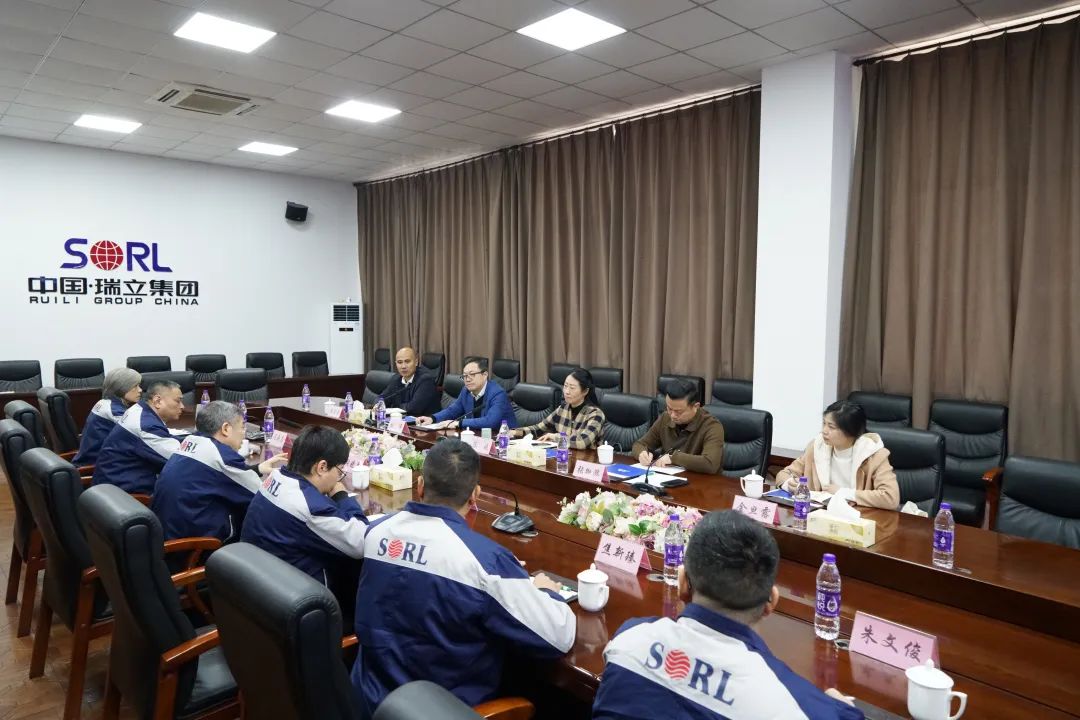 技工教育提質擴面丨浙江省機電集團副總經理陳曉一行來瑞立調研交流